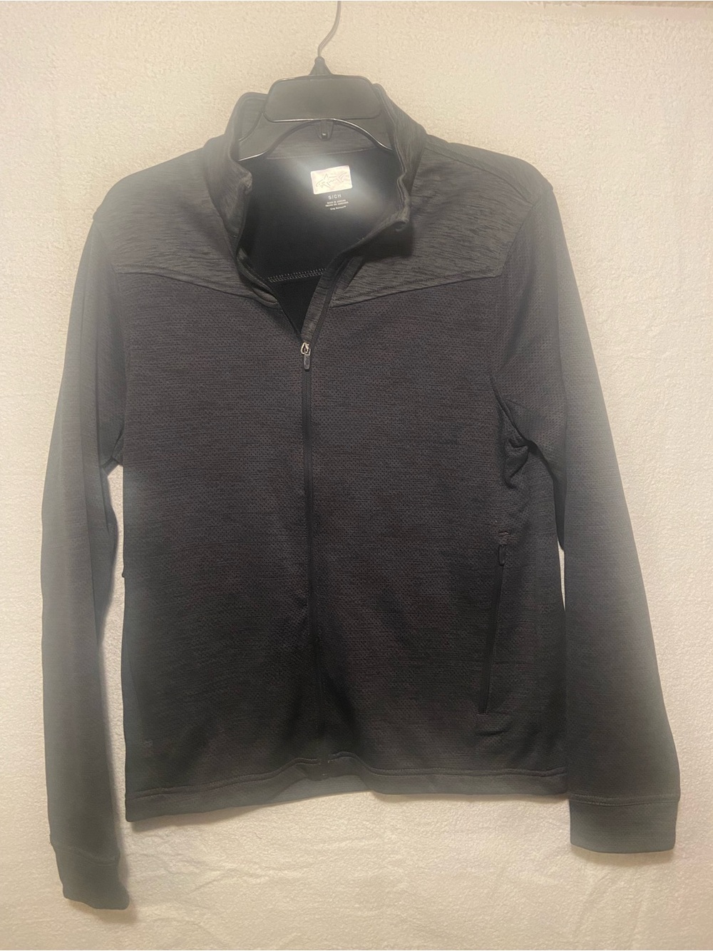 Greg Norman Gray Golf Quarter Zip Pullover Long Sleeve Shark Logo Women’s S